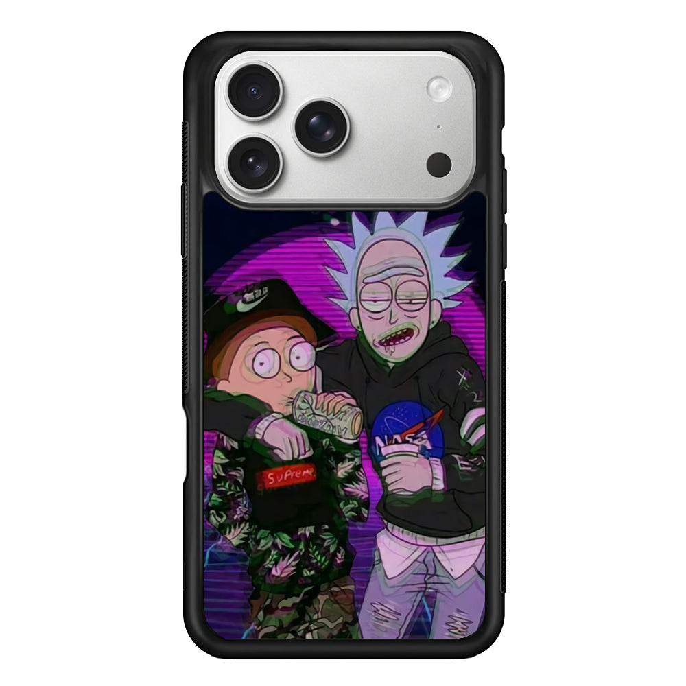 Rick and Morty Hypebeast iPhone 17 Pro Max Case