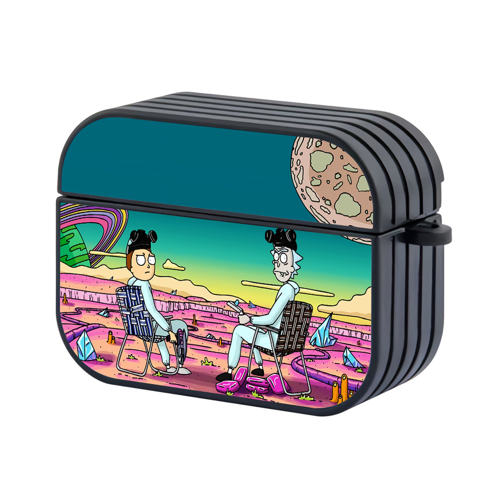 Rick and Morty Sit on Another Planet Apple AirPods Pro Case