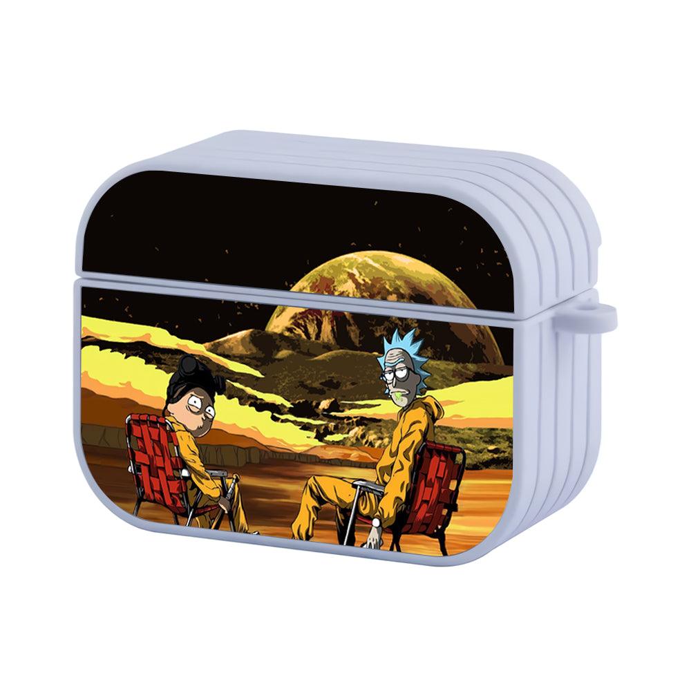 Rick and Morty Space Baseball Apple Airpods Pro Case White