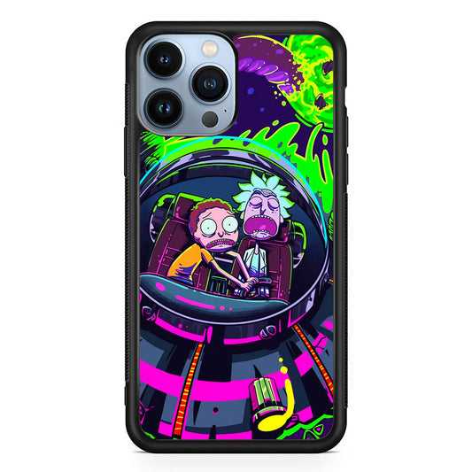 Rick and Morty Space Gate iPhone 15 Pro Case - Carneyforia