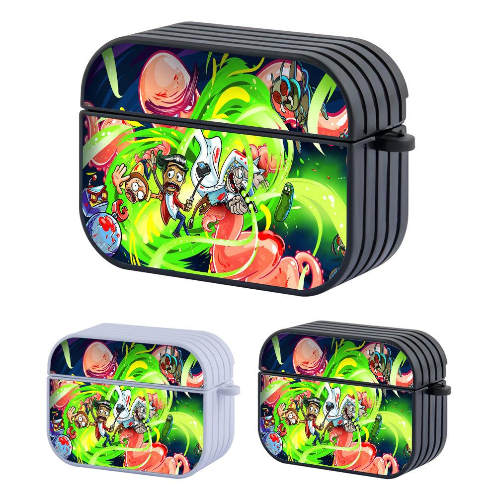 Rick and Morty Strike at the Right Time Apple Airpods Pro 2 Case