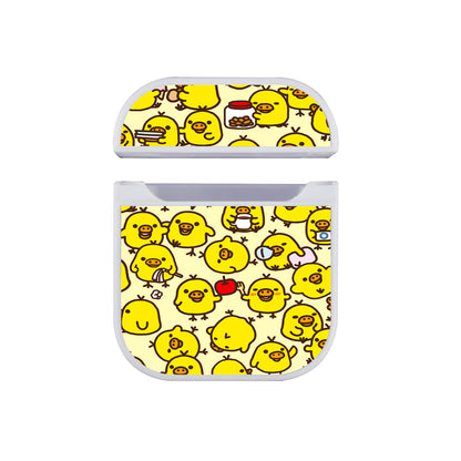 Rilakkuma Kiiroitori Daily Activity Apple Airpods Case White