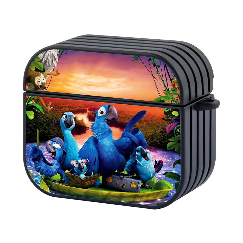Rio 2 Film Poster Apple Airpods 4 Case Black
