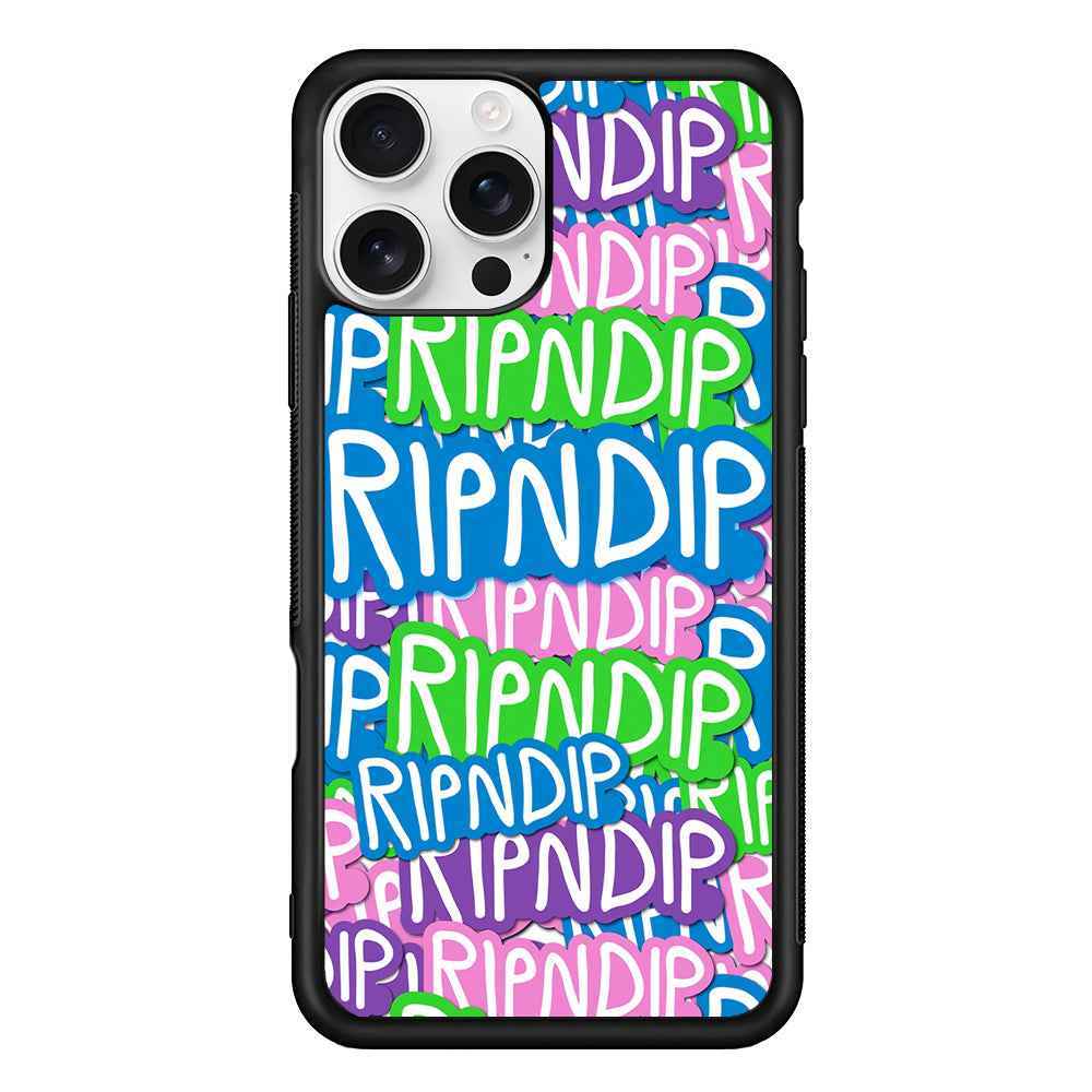 Rip N Dip Colour Of Words iPhone 16 Pro Case