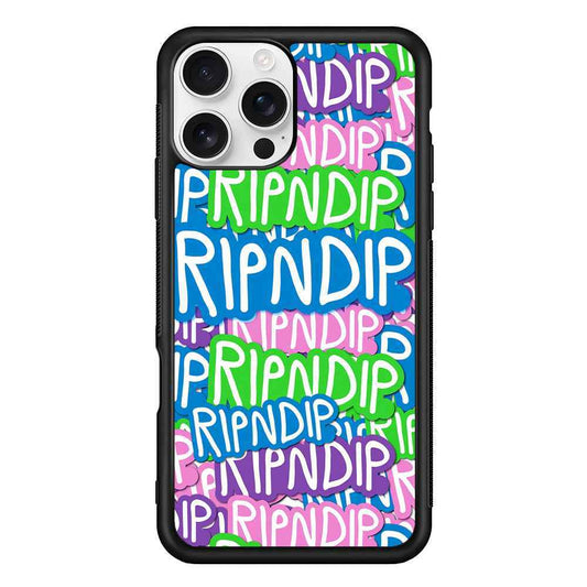 Rip N Dip Colour Of Words iPhone 16 Pro Max Case
