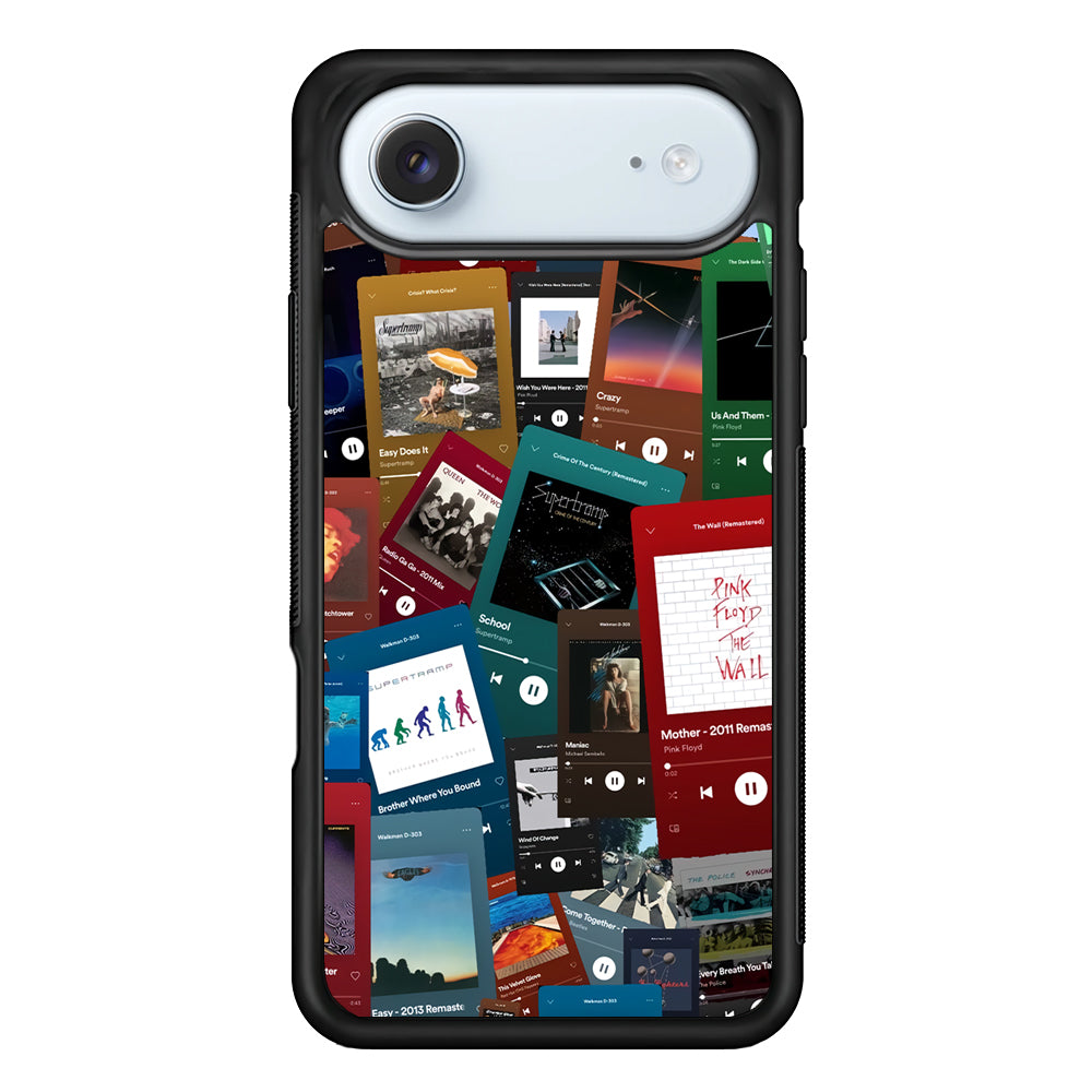 Rock's Song Playlist Collage iPhone 17 Air Case