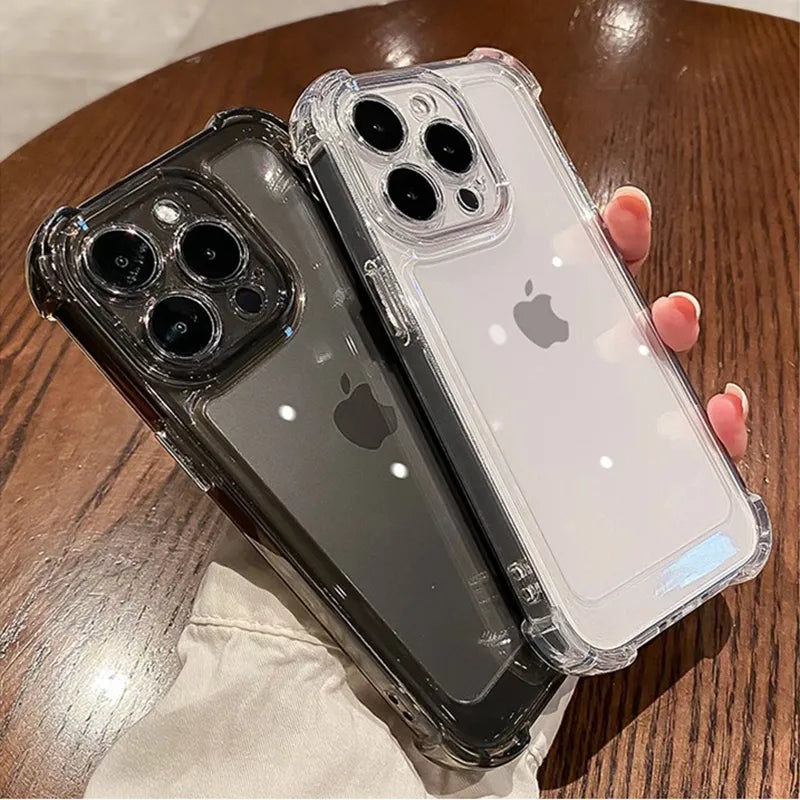 Luxury Transparent Silicone Phone Case