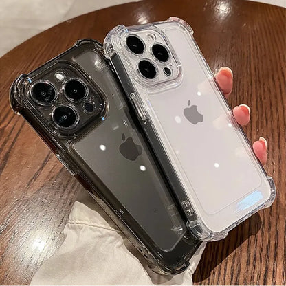 Luxury Transparent Silicone Phone Case