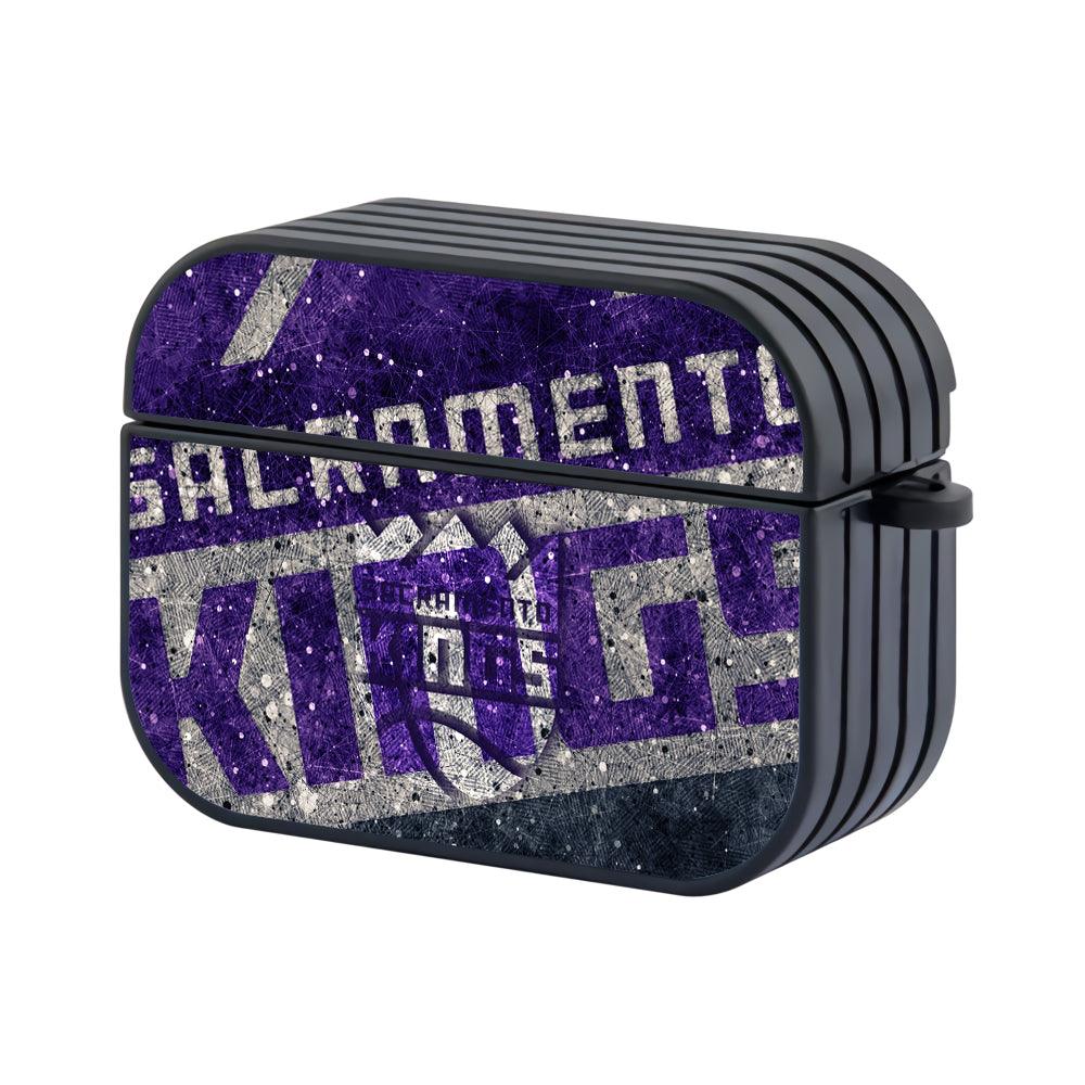 Sacramento Kings NBA Shadows of The King Apple Airpods Pro Case Black