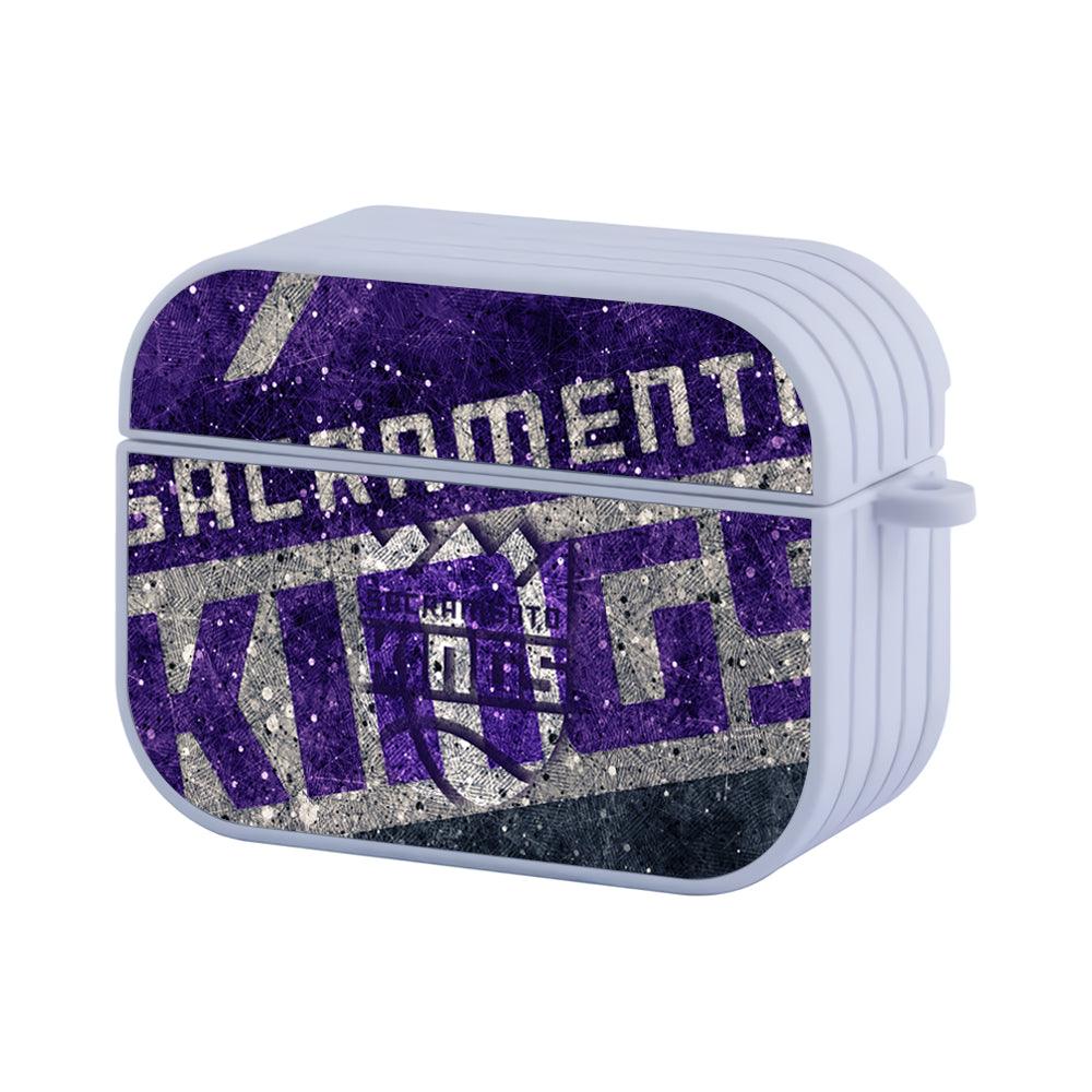 Sacramento Kings NBA Shadows of The King Apple Airpods Pro 3 Case-White-Carneyforia