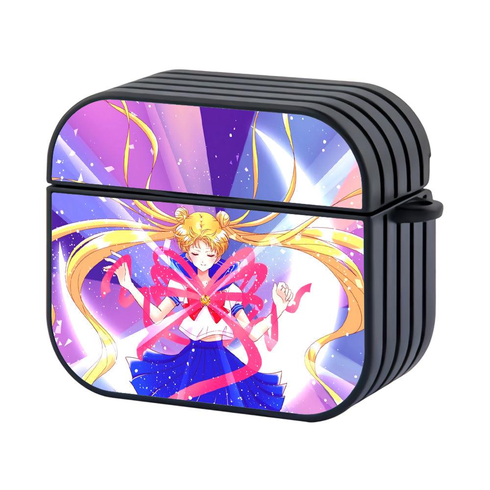 Sailor Moon Power in a Magic Apple Airpods 4 Case Black