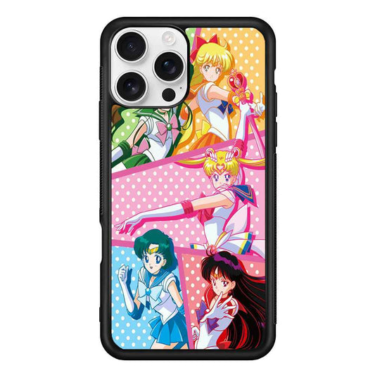Sailor Moon Team Character iPhone 16 Pro Max Case