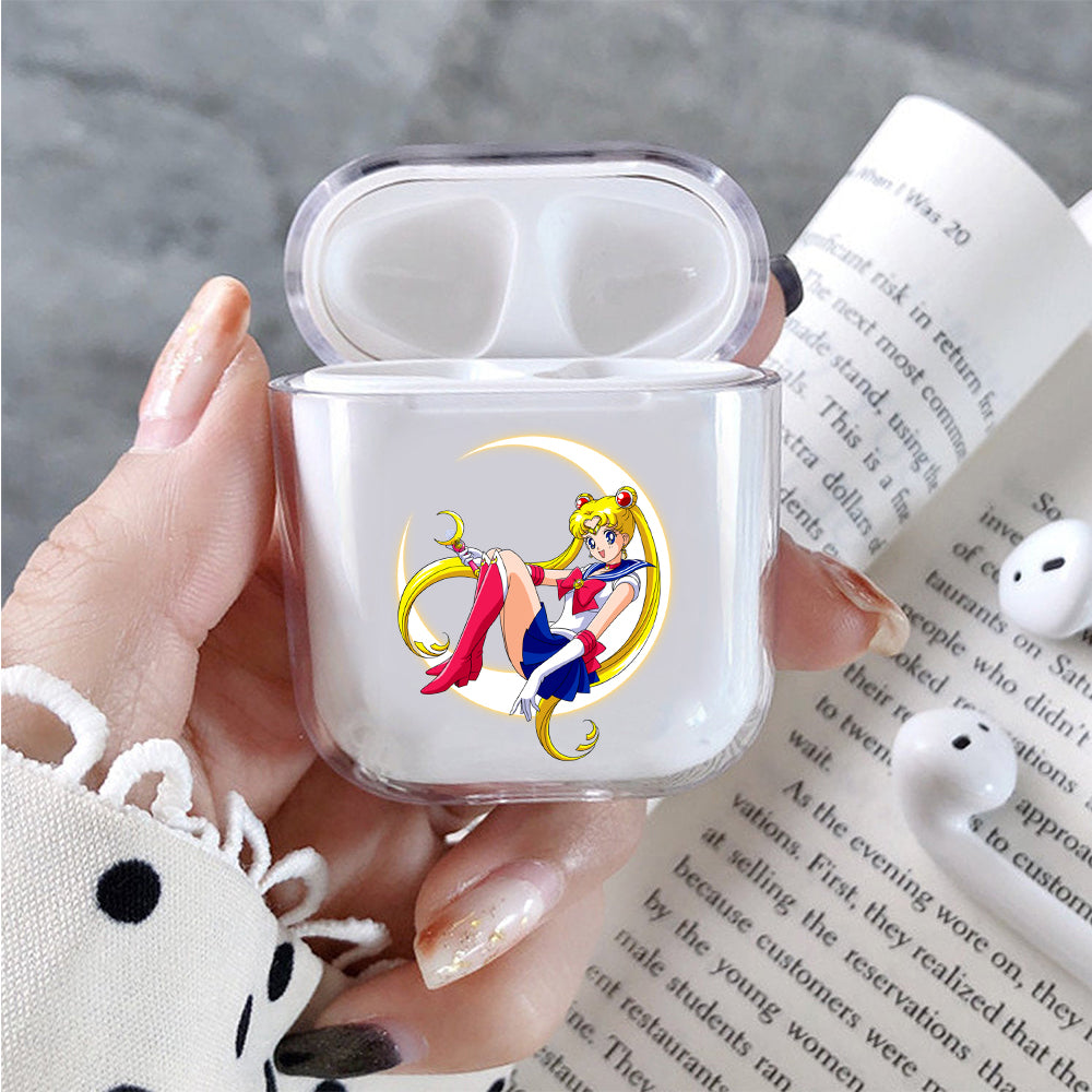 Sailor Moon Enjoy On The Moon Apple Airpods Case