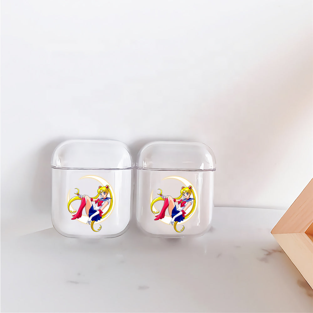Sailor Moon Enjoy On The Moon Apple Airpods Case