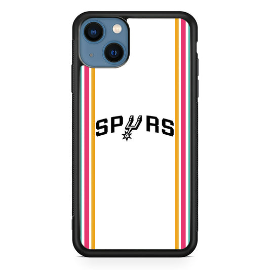 San Antonio Spurs Jersey iPhone 15 Case - Carneyforia