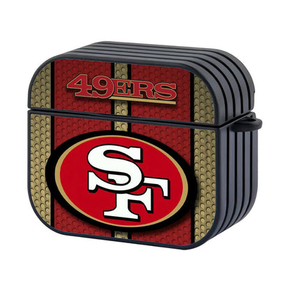 San Francisco 49ers Bold Circle Apple Airpods 4 Case Black