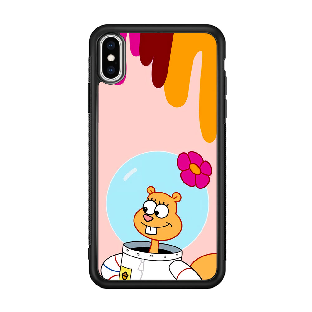 Sandy Cheeks Feeling Happy iPhone XS Case