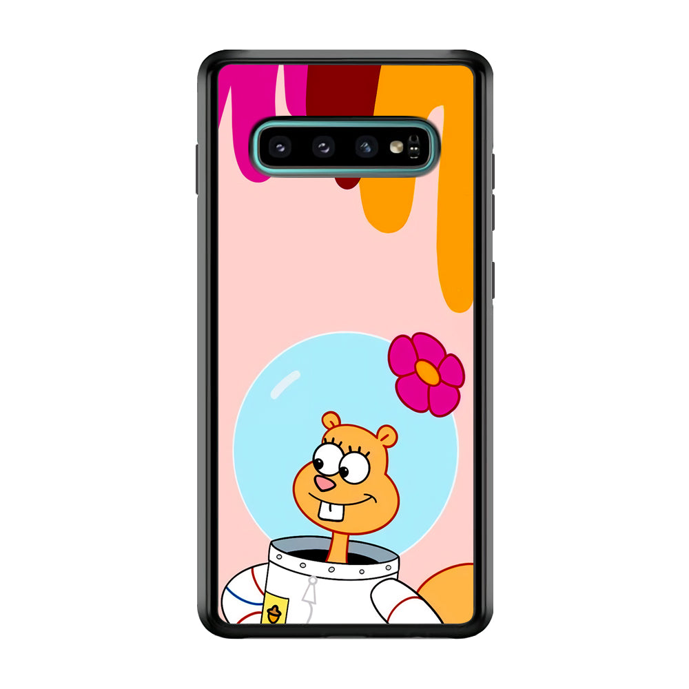 Sandy Cheeks Feeling Happy Samsung Galaxy S10 Case