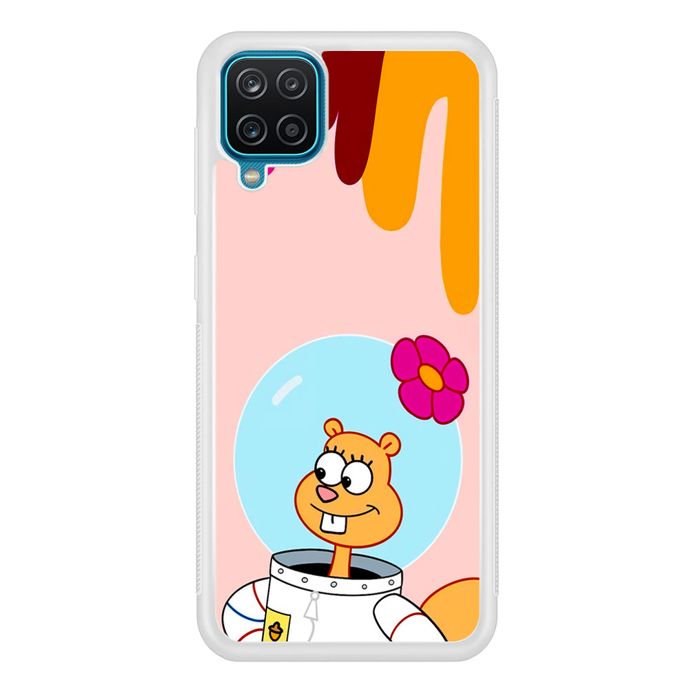 Sandy Cheeks Feeling Happy Samsung Galaxy A12 Case