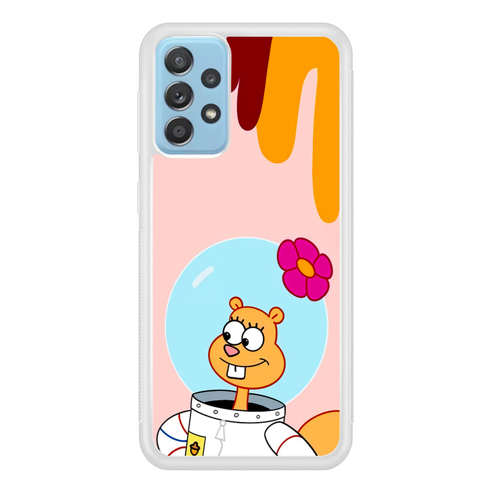 Sandy Cheeks Feeling Happy Samsung Galaxy A52 Case