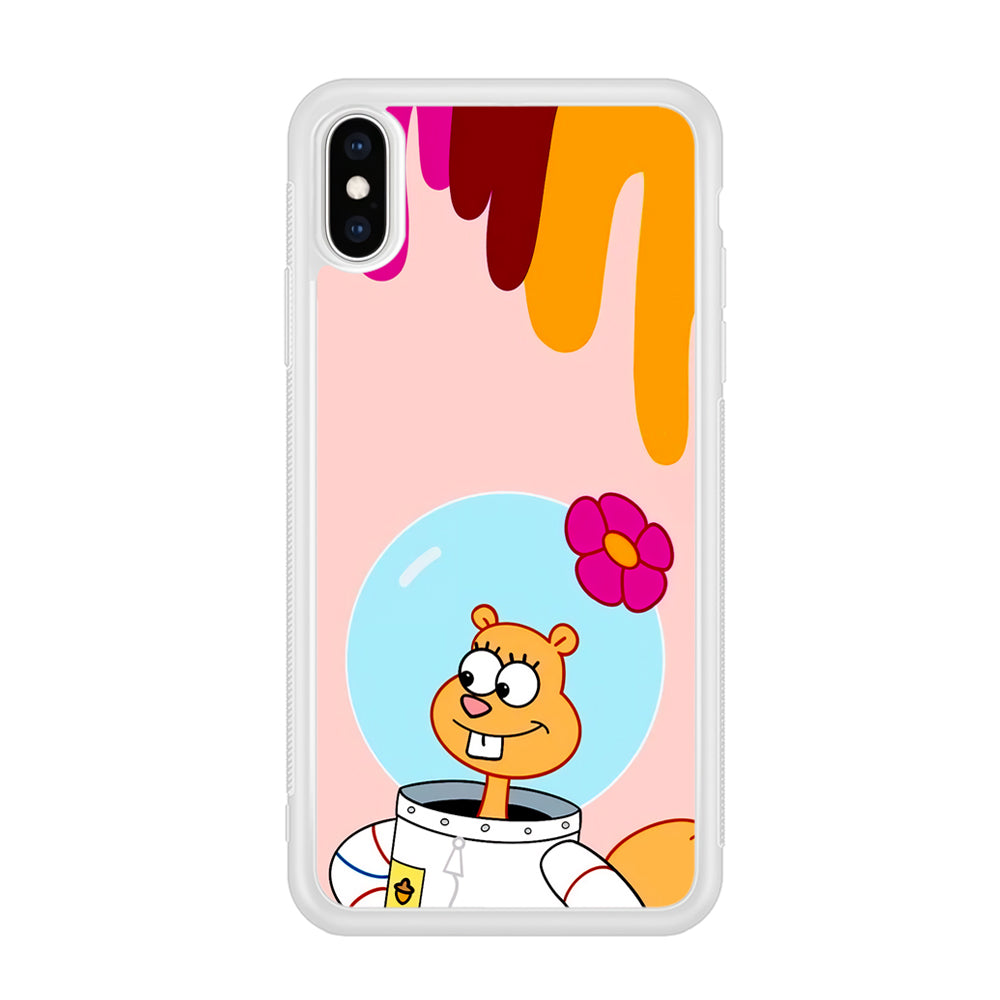 Sandy Cheeks Feeling Happy iPhone XS Case