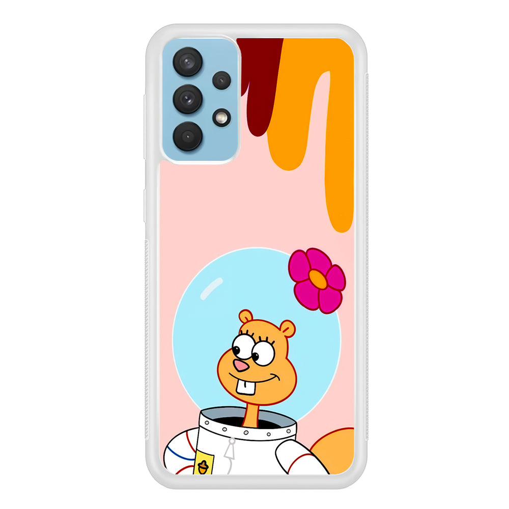 Sandy Cheeks Feeling Happy Samsung Galaxy A32 Case