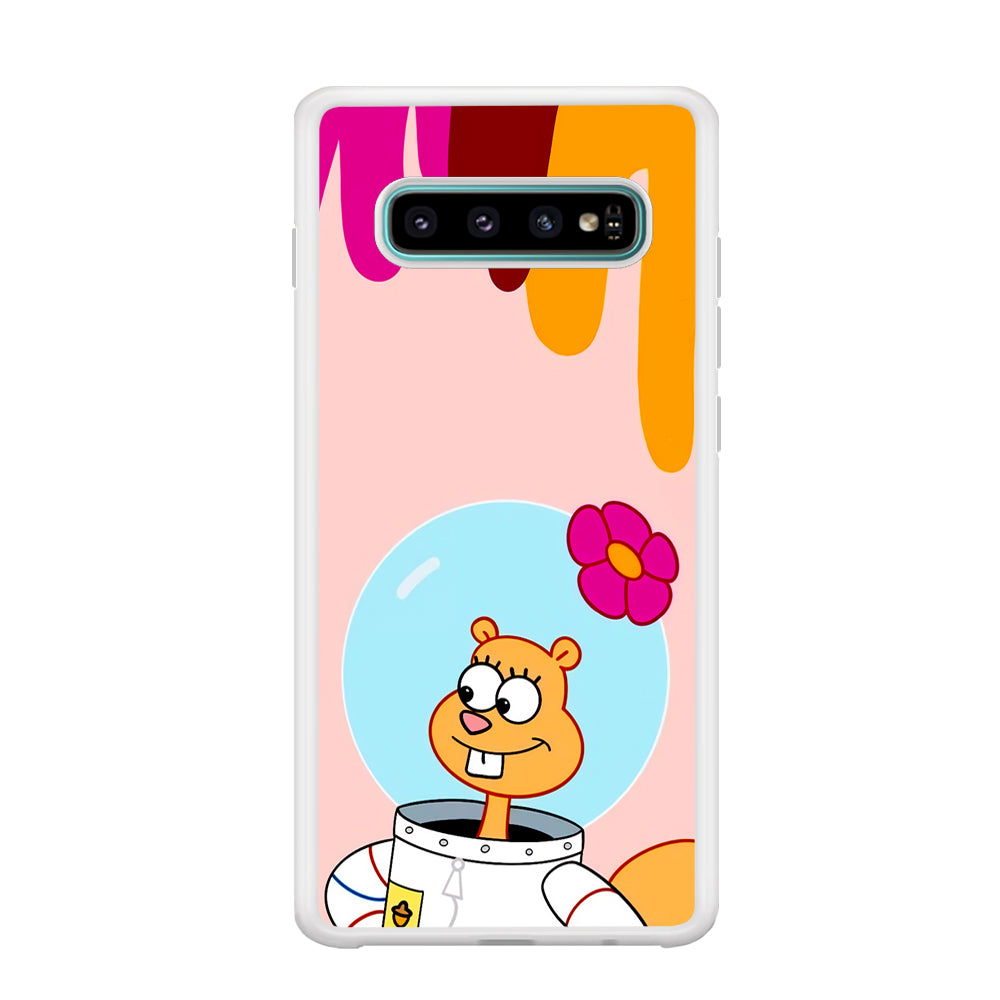 Sandy Cheeks Feeling Happy Samsung Galaxy S10 Case