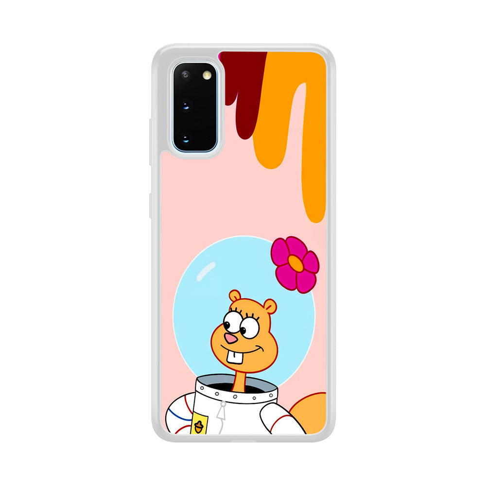 Sandy Cheeks Feeling Happy Samsung Galaxy S20 Case