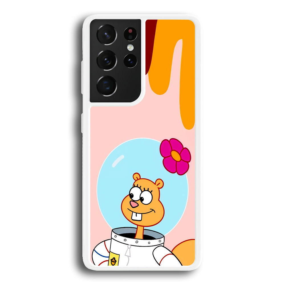 Sandy Cheeks Feeling Happy Samsung Galaxy S21 Ultra Case