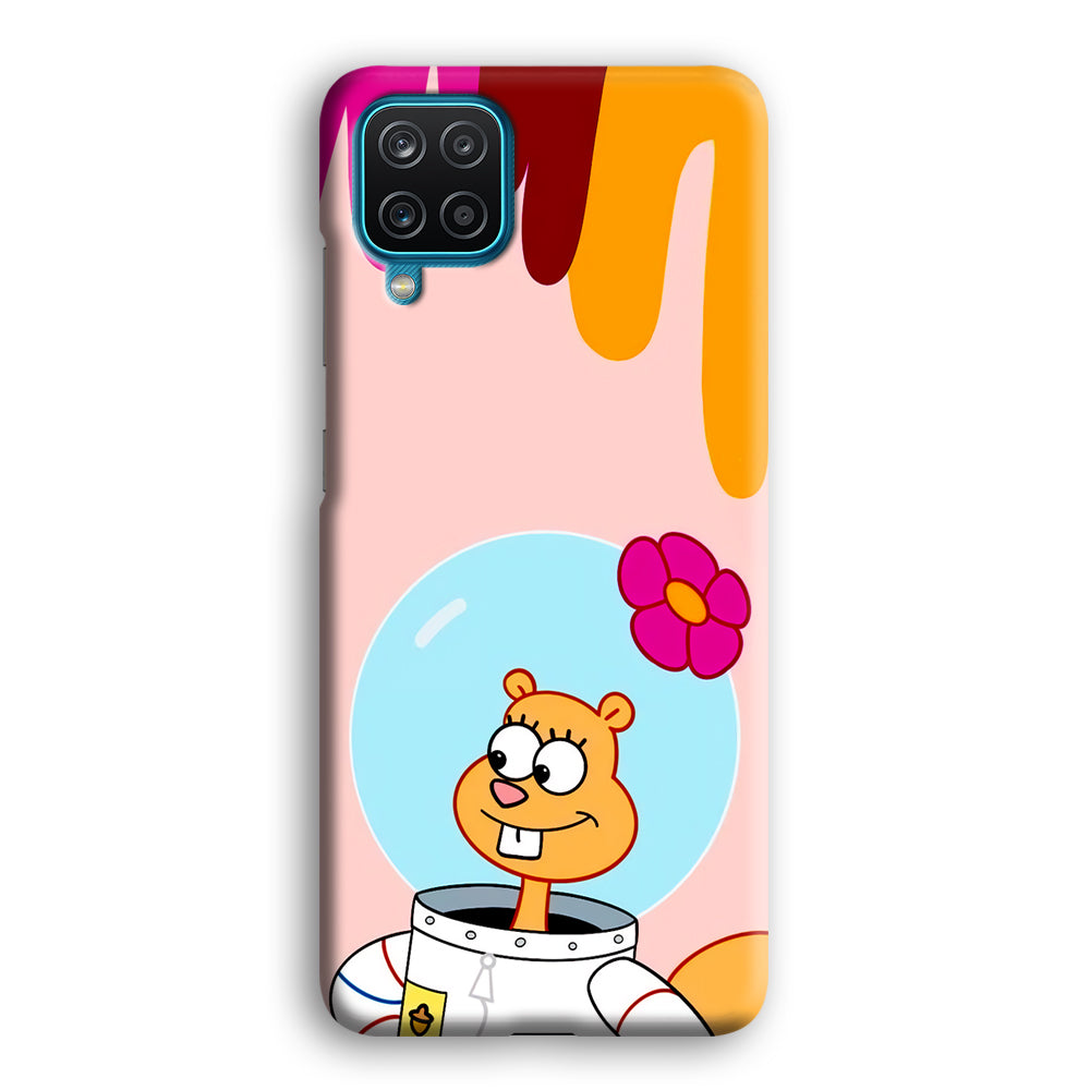 Sandy Cheeks Feeling Happy Samsung Galaxy A12 Case