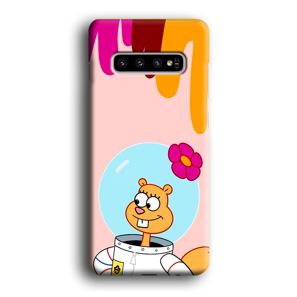 Sandy Cheeks Feeling Happy Samsung Galaxy S10 Case