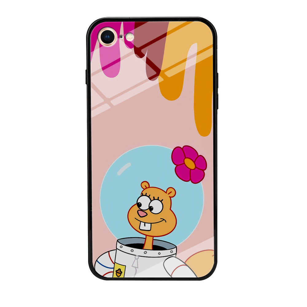 Sandy Cheeks Feeling Happy iPhone 8 Case