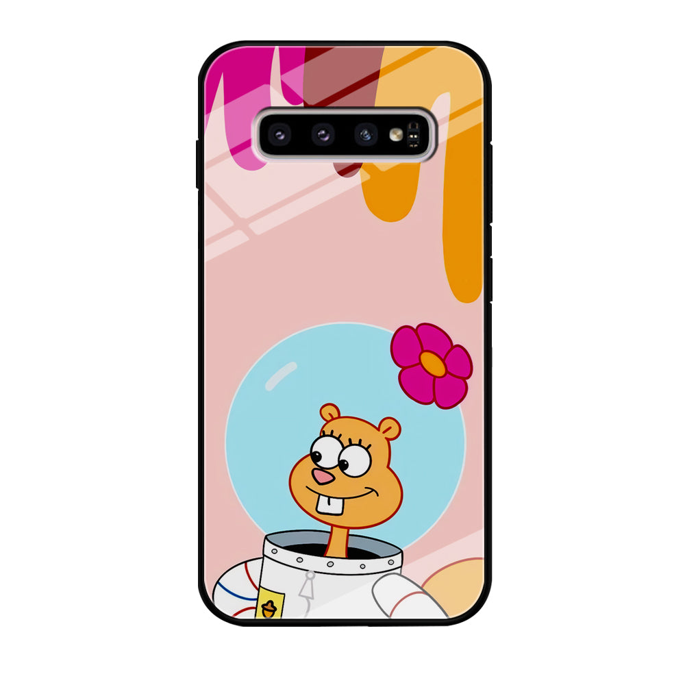 Sandy Cheeks Feeling Happy Samsung Galaxy S10 Case