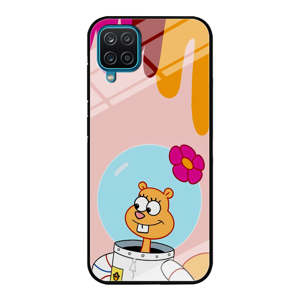 Sandy Cheeks Feeling Happy Samsung Galaxy A12 Case