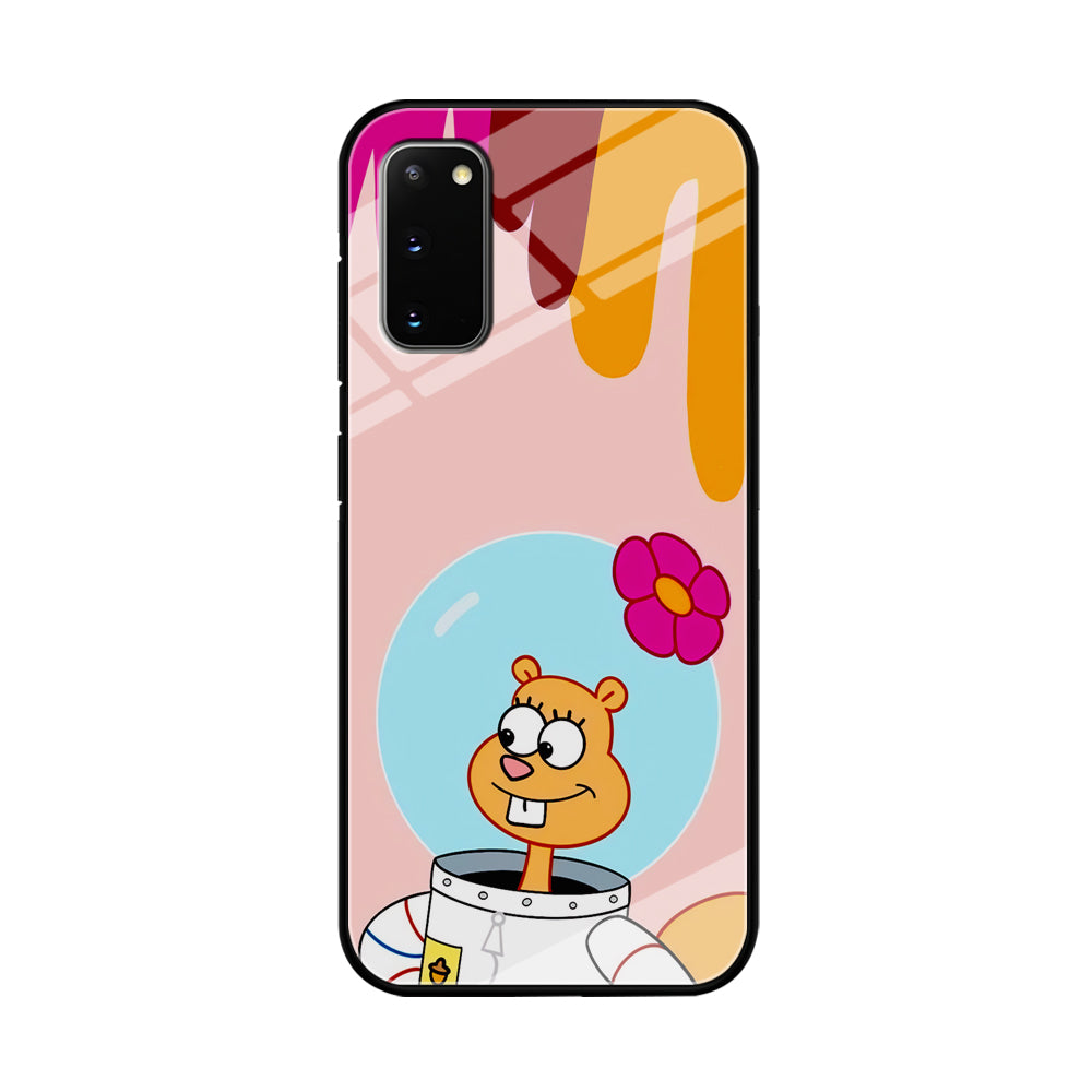 Sandy Cheeks Feeling Happy Samsung Galaxy S20 Case