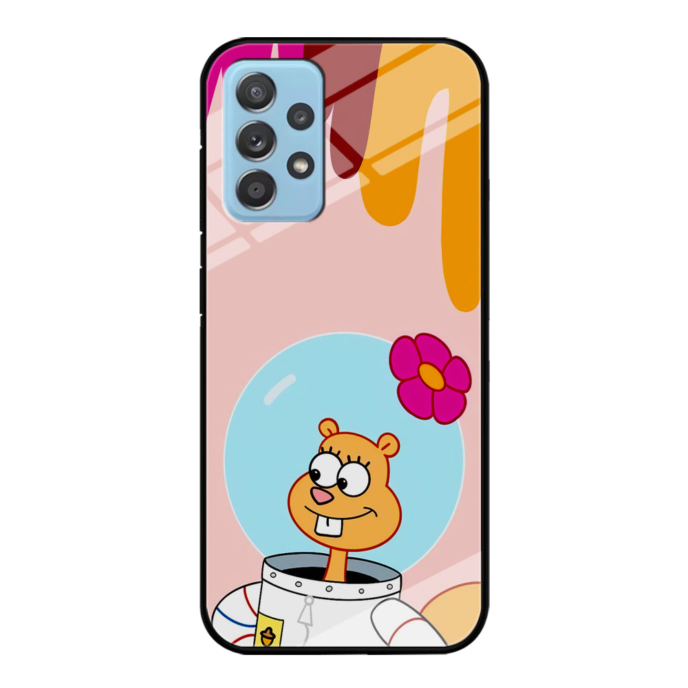 Sandy Cheeks Feeling Happy Samsung Galaxy A52 Case