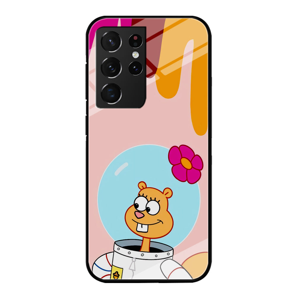 Sandy Cheeks Feeling Happy Samsung Galaxy S21 Ultra Case