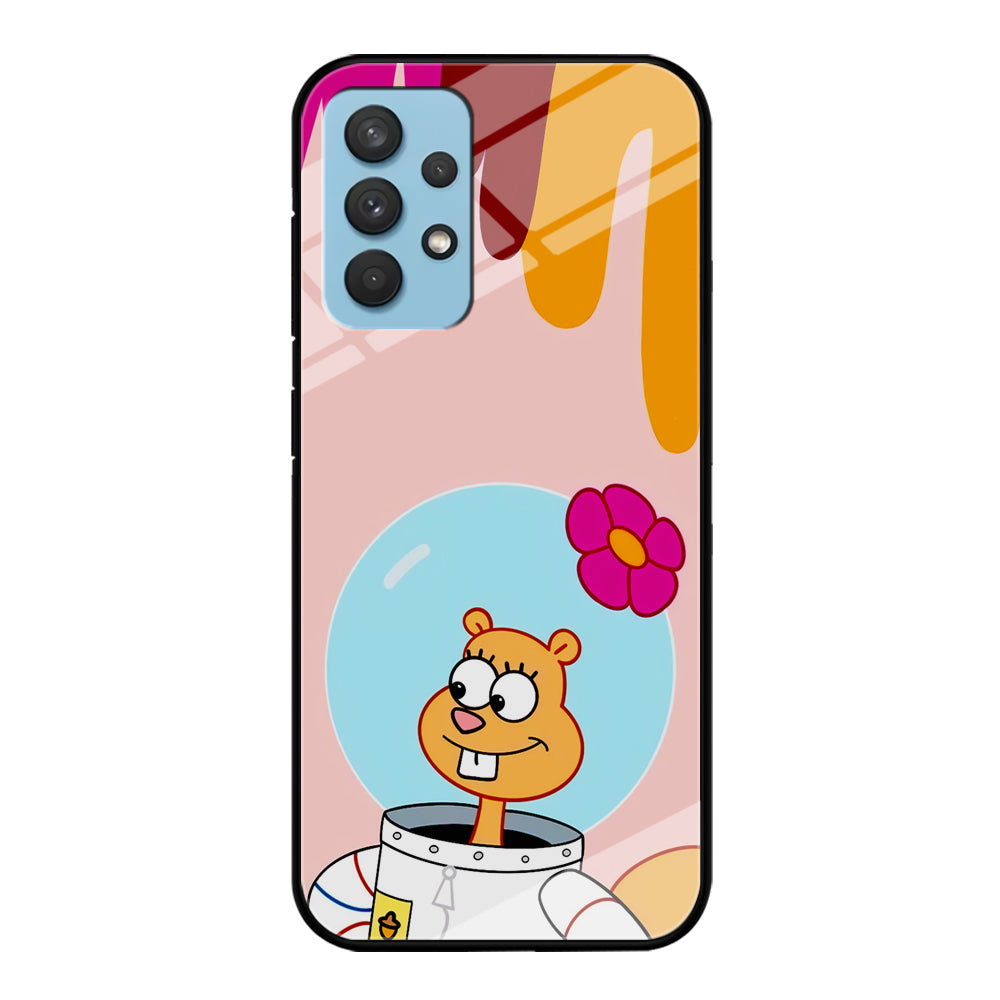 Sandy Cheeks Feeling Happy Samsung Galaxy A32 Case