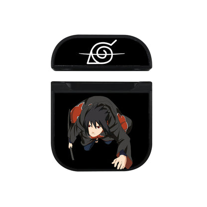 Sasuke Team of Akatsuki Apple Airpods Case Black