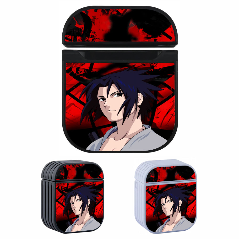Sasuke Uchiha Mangekyou Vibes Apple Airpods Case