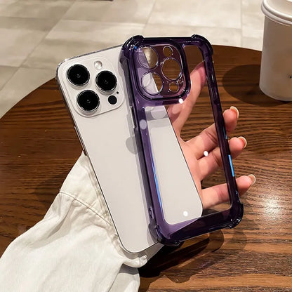 Luxury Transparent Silicone Phone Case