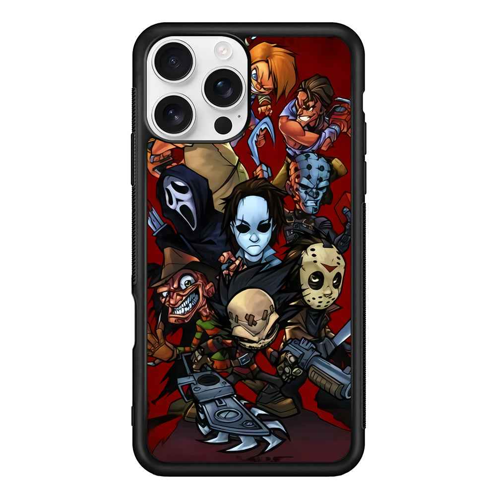 Scream Movie Collage Character iPhone 16 Pro Case