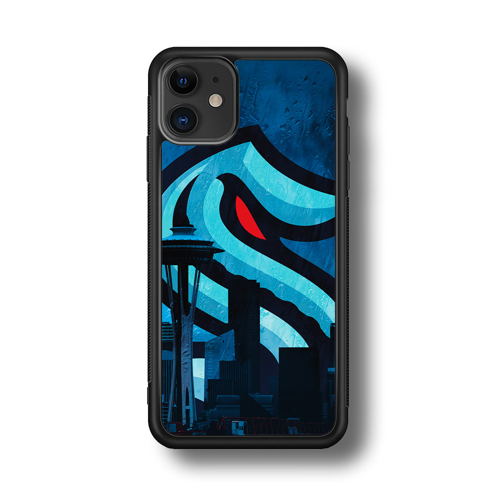 Seattle Kraken Icon Of City iPhone 11 Case