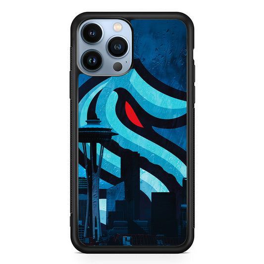 Seattle Kraken Icon Of City iPhone 15 Pro Case - Carneyforia