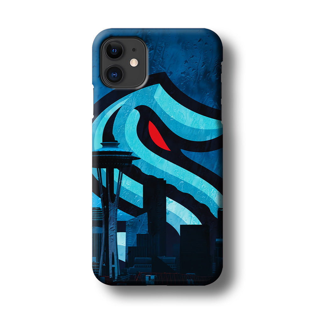 Seattle Kraken Icon Of City iPhone 11 Case