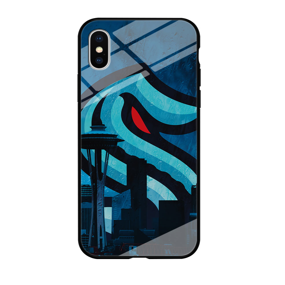 Seattle Kraken Icon Of City iPhone XS Case