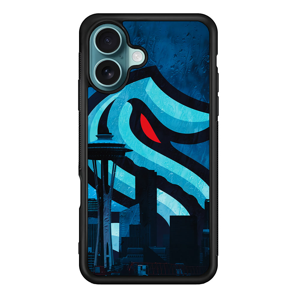 Seattle Kraken Icon Of City iPhone 16 Case