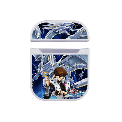 Seto Kaiba With Blue Eyes Apple Airpods Case White