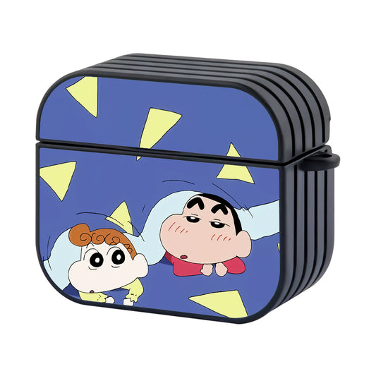 Shinchan Himawari Sleepy Apple Airpods 4 Case