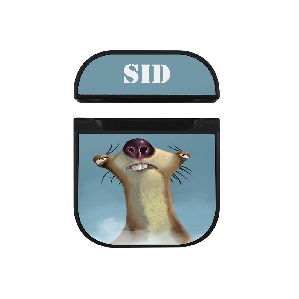 Sid Ice Age Sleepy Apple Airpods Case Black